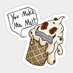 Butter Pecan Ice Cream Sticker